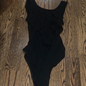 Shein open front bodysuit